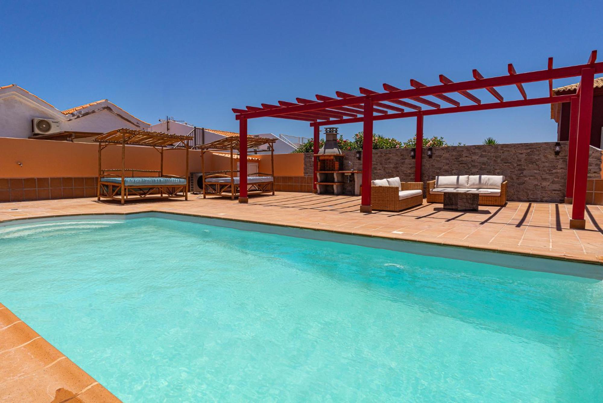 Villa Oceana - Cliffside Retreat Costa De Antigua Bagian luar foto
